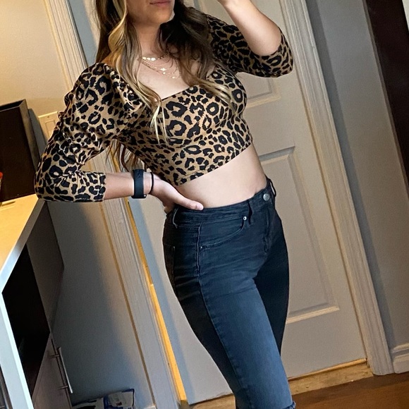 Cheetah top - Picture 1 of 3